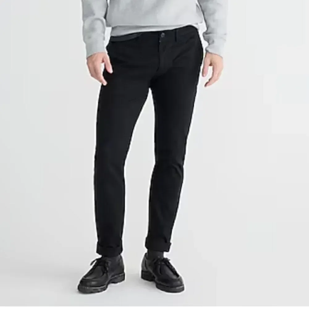 J. Crew 484 Slim-fit stretch chino pant Black size 31 NWT